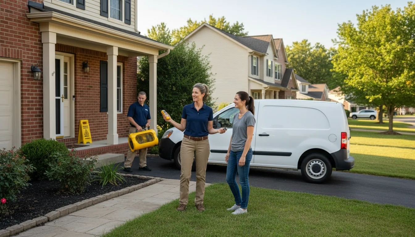 Residential water damage restoration in Rouzerville, PA